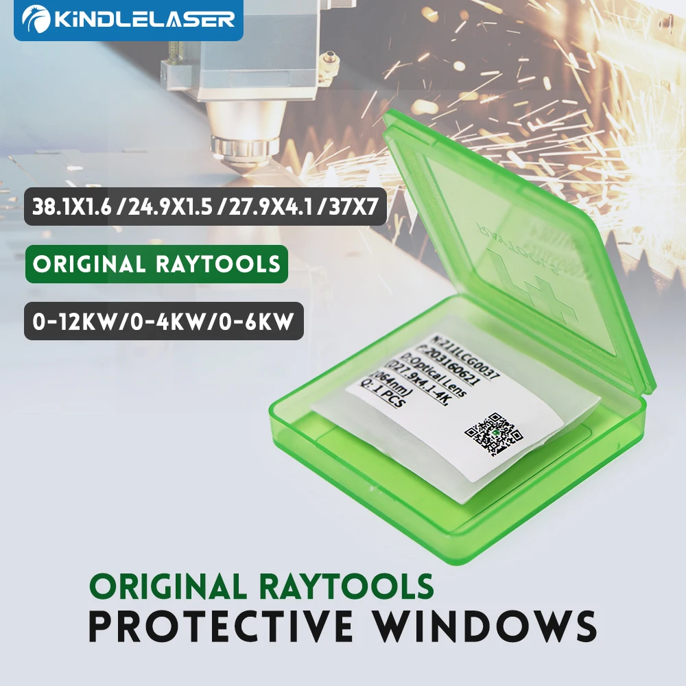 Kindlelaser Original Raytools Protective Windows Laser Optical Protective Lens for Raytools Fiber Laser Head BT240S BM109 BM114S
Kindlelaser Original Raytools Protective Windows Laser Optical Protective Lens for Raytools Fiber Laser Head BT240S BM109 BM114S