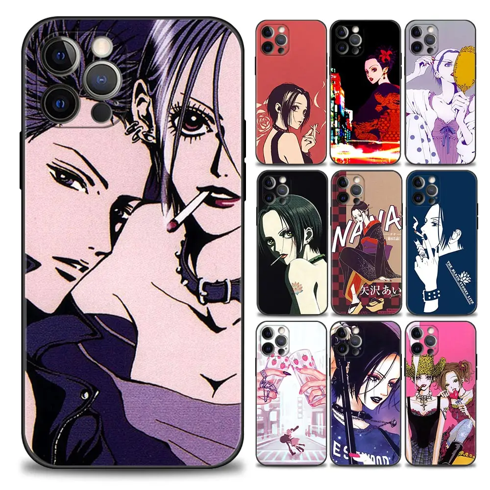 Anime NaNa Osaki iPhone Case for 11 12 13 Pro Max 7 8 SE XR XS Max 5 5s 6 6s Plus Black Soft Silicon Cover
Anime NaNa Osaki iPhone Case for 11 12 13 Pro Max 7 8 SE XR XS Max 5 5s 6 6s Plus Black Soft Silicon Cover