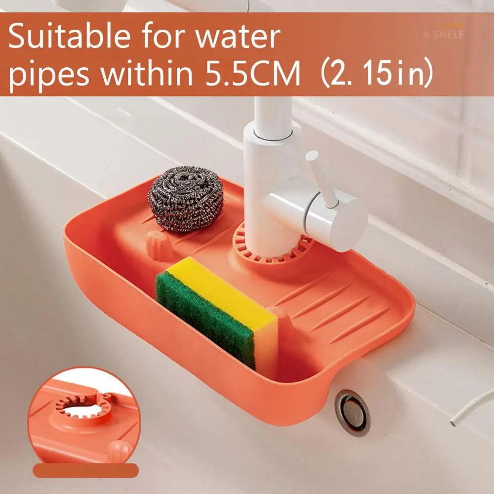 Kitchen Accessories Storage Organizer Removable Non-slip Storage Rack Tpe Hanging Drainer Rack Faucet Splash-proof Drain Rack
Kitchen Accessories Storage Organizer Removable Non-slip Storage Rack Tpe Hanging Drainer Rack Faucet Splash-proof Drain Rack