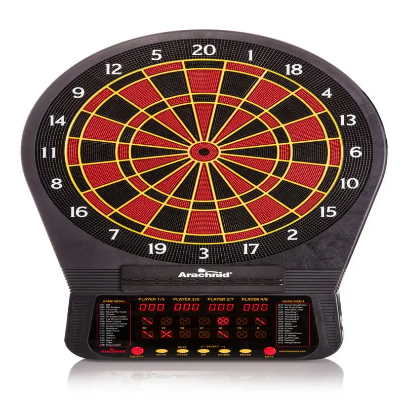 Pro 670 Tournament-Quality Electronic Dartboard with 15.5" Target Area and Micro-Segment Dividers for Higher Scoring
Pro 670 Tournament-Quality Electronic Dartboard with 15.5" Target Area and Micro-Segment Dividers for Higher Scoring
