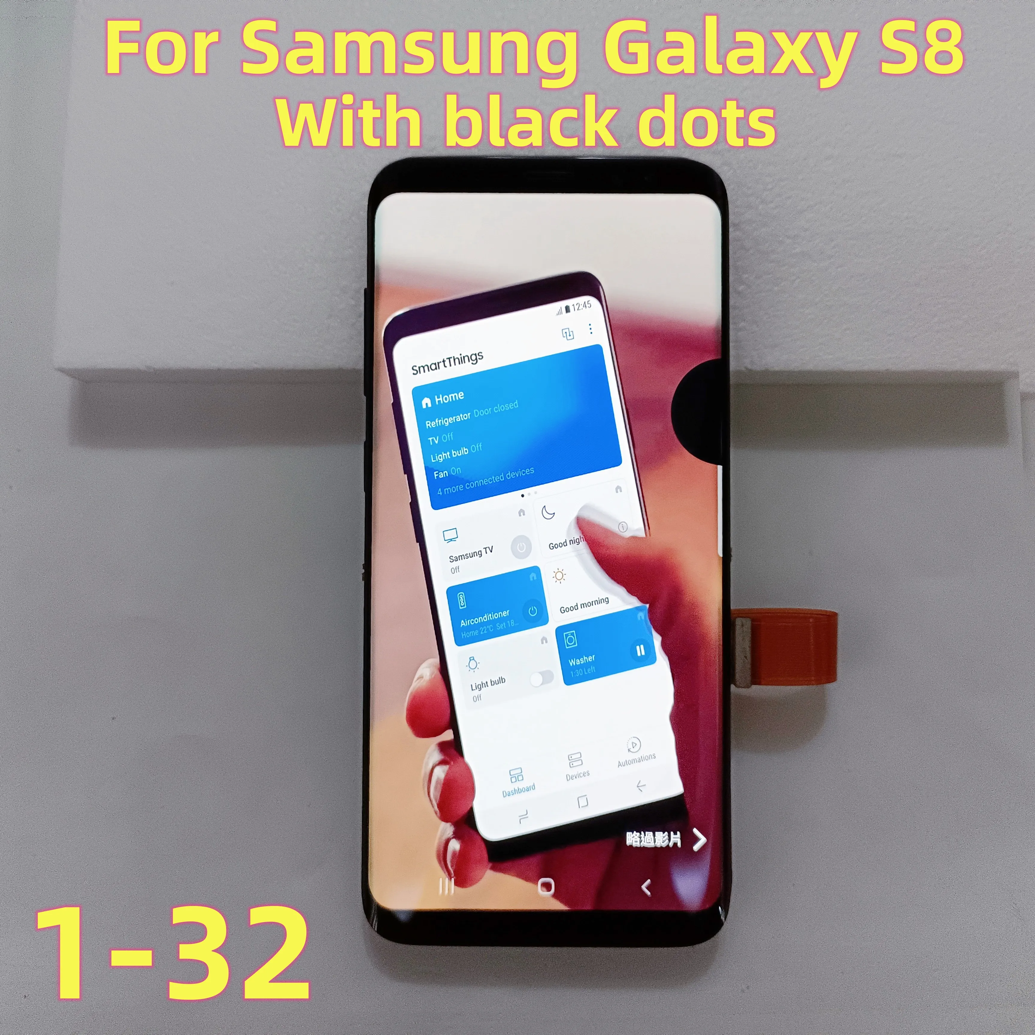 100% tested Super AMOLED LCD For Samsung Galaxy S8 G950A G950F LCD Display Touch Screen Digitizer Assembly With Black Dots
100% tested Super AMOLED LCD For Samsung Galaxy S8 G950A G950F LCD Display Touch Screen Digitizer Assembly With Black Dots