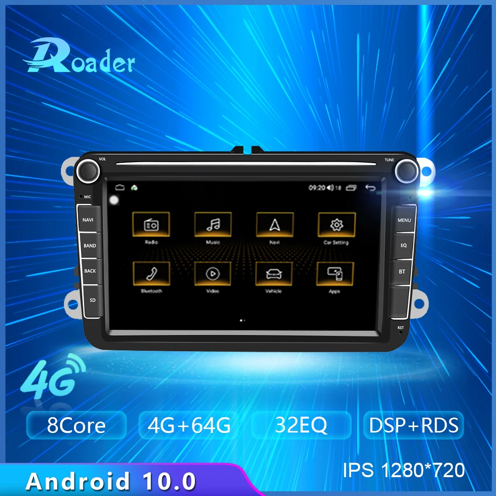 Roader Android 10.0 Audio Car DVD For VW Volkswagen Golf 6 7 Tiguan L Passat B7 B8 CC Seat Skoda Car Radio Video Player GPS
Roader Android 10.0 Audio Car DVD For VW Volkswagen Golf 6 7 Tiguan L Passat B7 B8 CC Seat Skoda Car Radio Video Player GPS