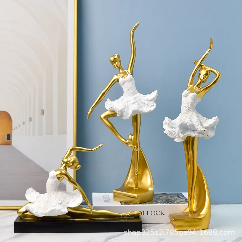 Nordic Creative Ballet Girl Resin Ornament Crafts Statue Home Decoration Girl Art Character Statue Living Room Desktop Decor
Nordic Creative Ballet Girl Resin Ornament Crafts Statue Home Decoration Girl Art Character Statue Living Room Desktop Decor