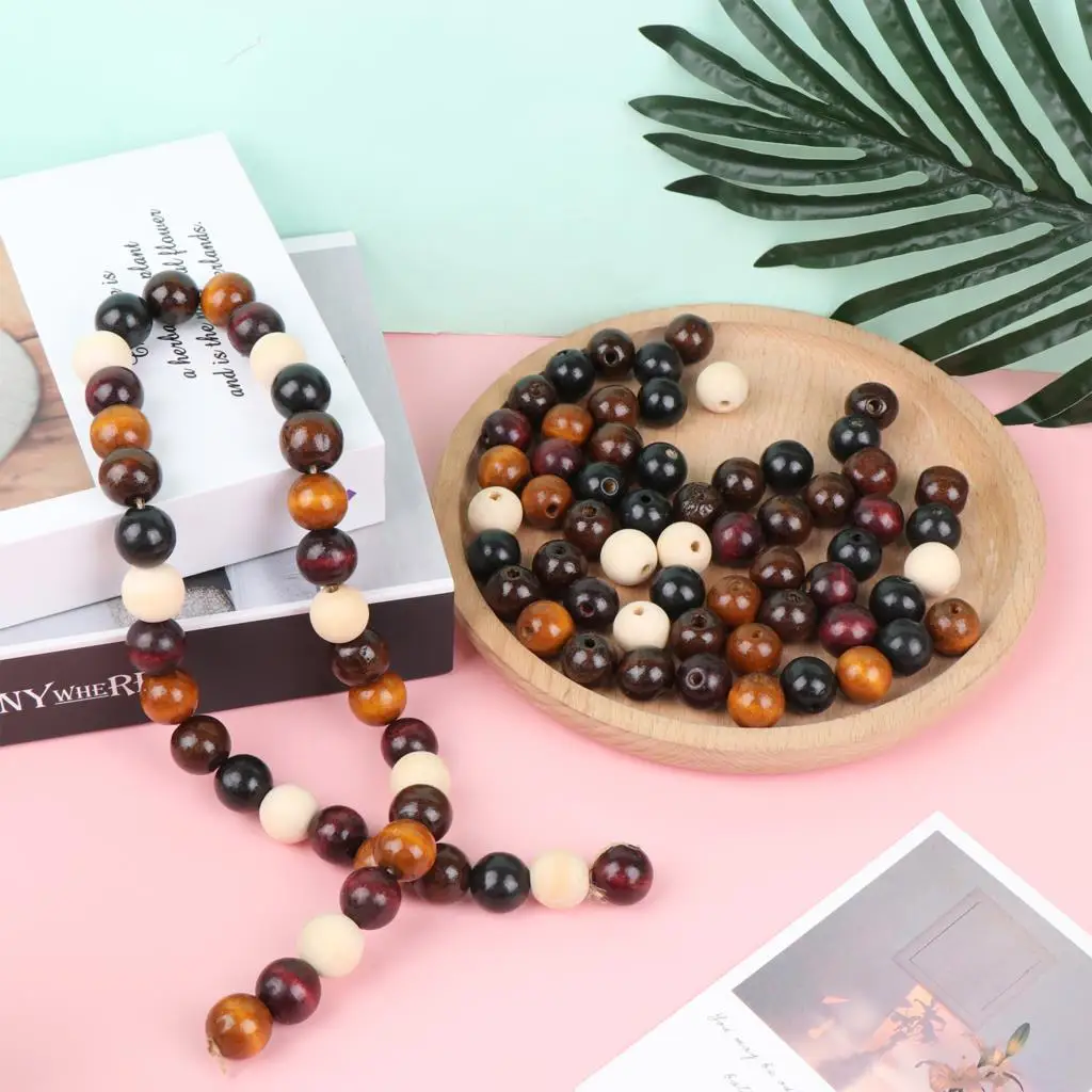 250 Pcs 18mm Natural Wood Beads 5 Colors Eco-Friendly Round Ball Spacer Beads For DIY Jewelry Making
250 Pcs 18mm Natural Wood Beads 5 Colors Eco-Friendly Round Ball Spacer Beads For DIY Jewelry Making