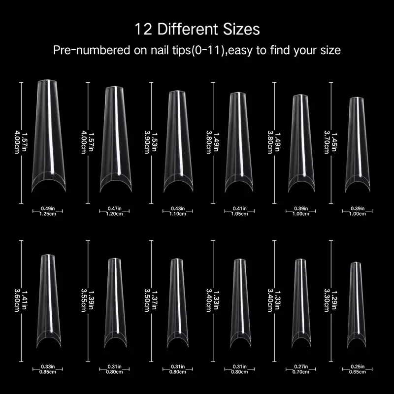 NEW IN Clear Natural French Acrylic Nails Coffin False Nails Art Tips UV Gel Nails Press On Fake Nails Long Manicure Tools
NEW IN Clear Natural French Acrylic Nails Coffin False Nails Art Tips UV Gel Nails Press On Fake Nails Long Manicure Tools
