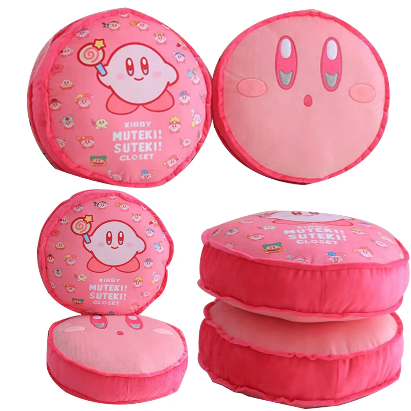 Kawaii Cartoon Star Kirby Plush Round Double Sided Cushion Anime Throw Pillow Office Midday Rest Soft Back Cushion Toy Girl Gift
Kawaii Cartoon Star Kirby Plush Round Double Sided Cushion Anime Throw Pillow Office Midday Rest Soft Back Cushion Toy Girl Gift