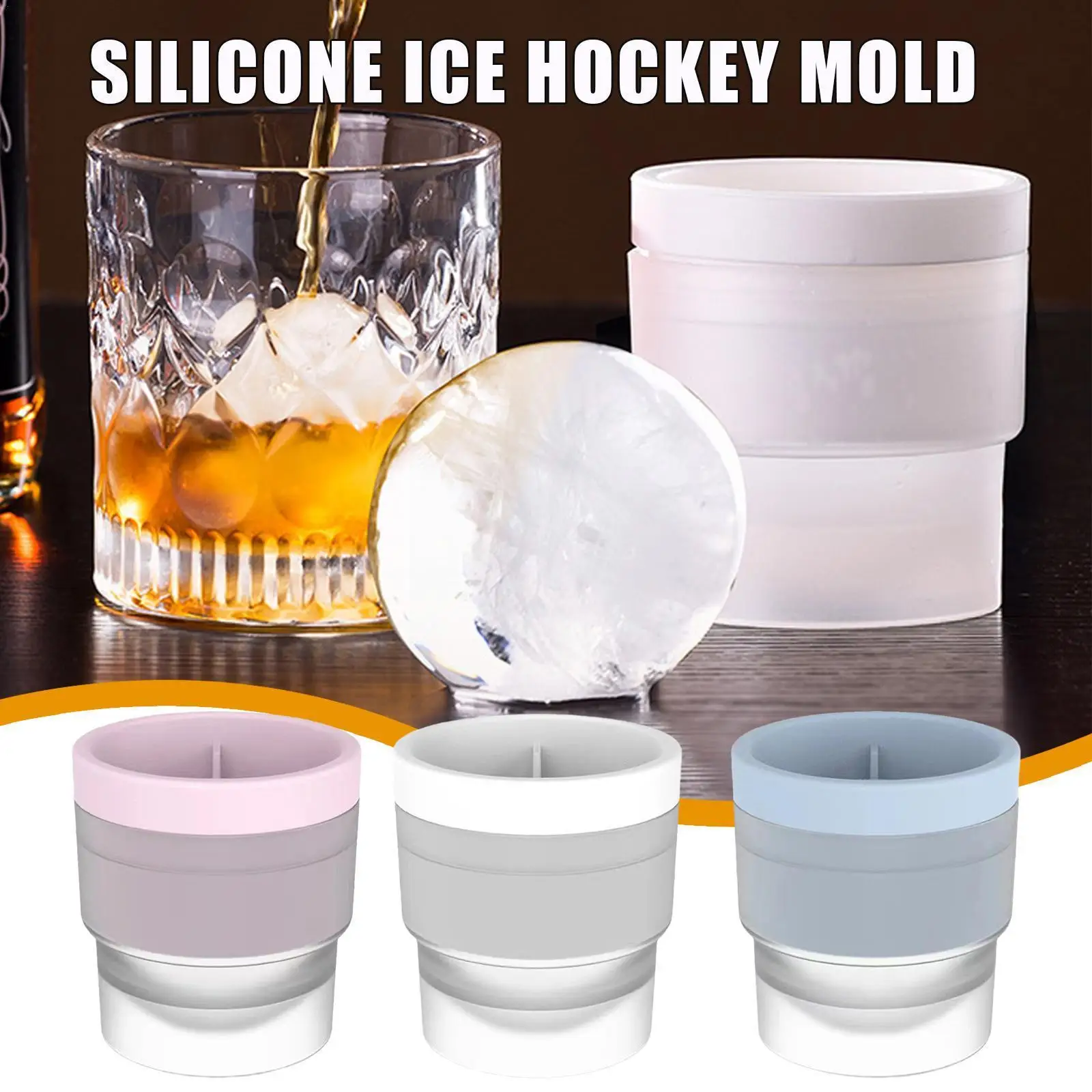 Silicone Ice Hockey Mold Whiskey Round Ice Maker Silicone Ice Machine Kitchen Tray Gadget DIY Quick Maker Spherical Freezer R0T9
Silicone Ice Hockey Mold Whiskey Round Ice Maker Silicone Ice Machine Kitchen Tray Gadget DIY Quick Maker Spherical Freezer R0T9