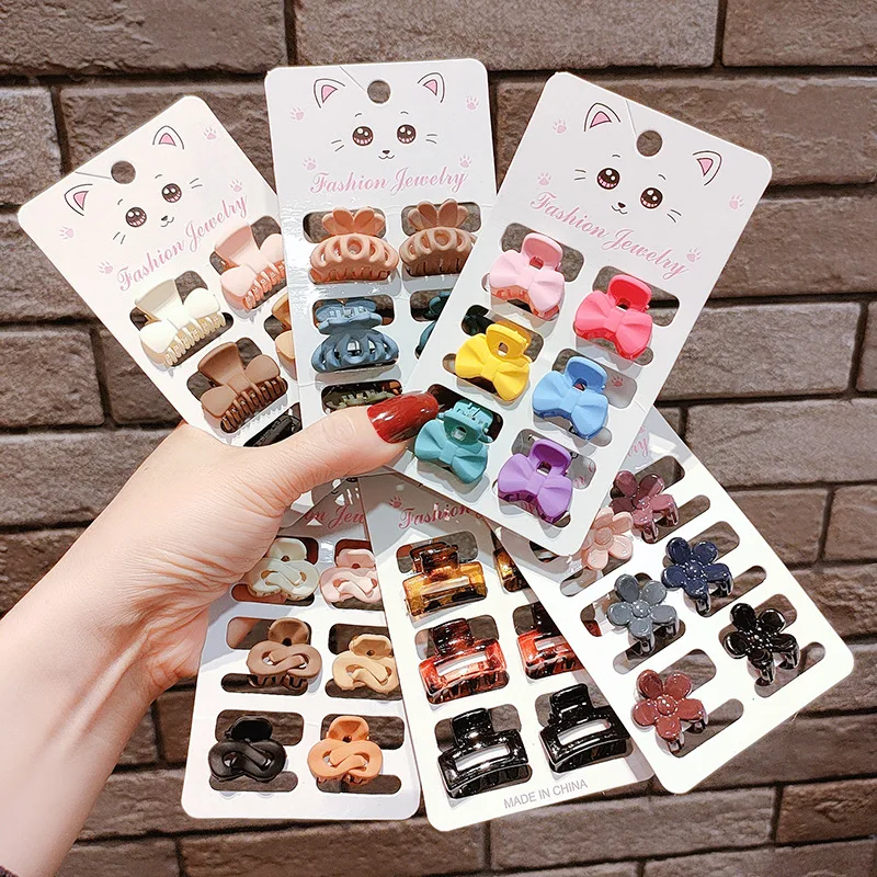 6Pcs/Set Hair Claw For Thick Hair Small Size Cute Changing Bands Grab Mix Color Hair Clip For Women Girl Hair Accessories
6Pcs/Set Hair Claw For Thick Hair Small Size Cute Changing Bands Grab Mix Color Hair Clip For Women Girl Hair Accessories