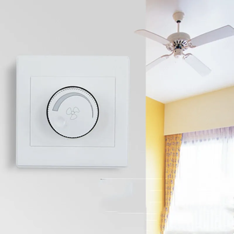 AC 110/220V 10A Adjustment Ceiling Fan Speed Control Switch Wall Button Dimmer Switch 'lirunzu LED Dimmer Switch
AC 110/220V 10A Adjustment Ceiling Fan Speed Control Switch Wall Button Dimmer Switch 'lirunzu LED Dimmer Switch
