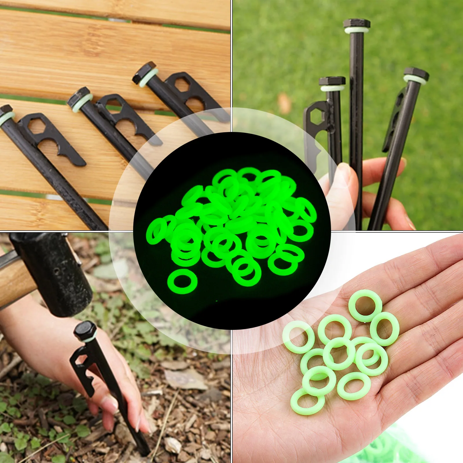 Brand New Outdoor Nail Circle Tent Accessories 50pcs Anti-aging Diameter 3MM Fluorescent Green Good Elasticity
Brand New Outdoor Nail Circle Tent Accessories 50pcs Anti-aging Diameter 3MM Fluorescent Green Good Elasticity