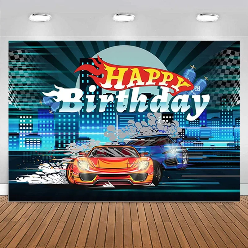 Enjoy Racing Car Drift Theme Backdrop Banner Decoration Night City Friends or Kids Birthday Family Party Photography Background
Enjoy Racing Car Drift Theme Backdrop Banner Decoration Night City Friends or Kids Birthday Family Party Photography Background