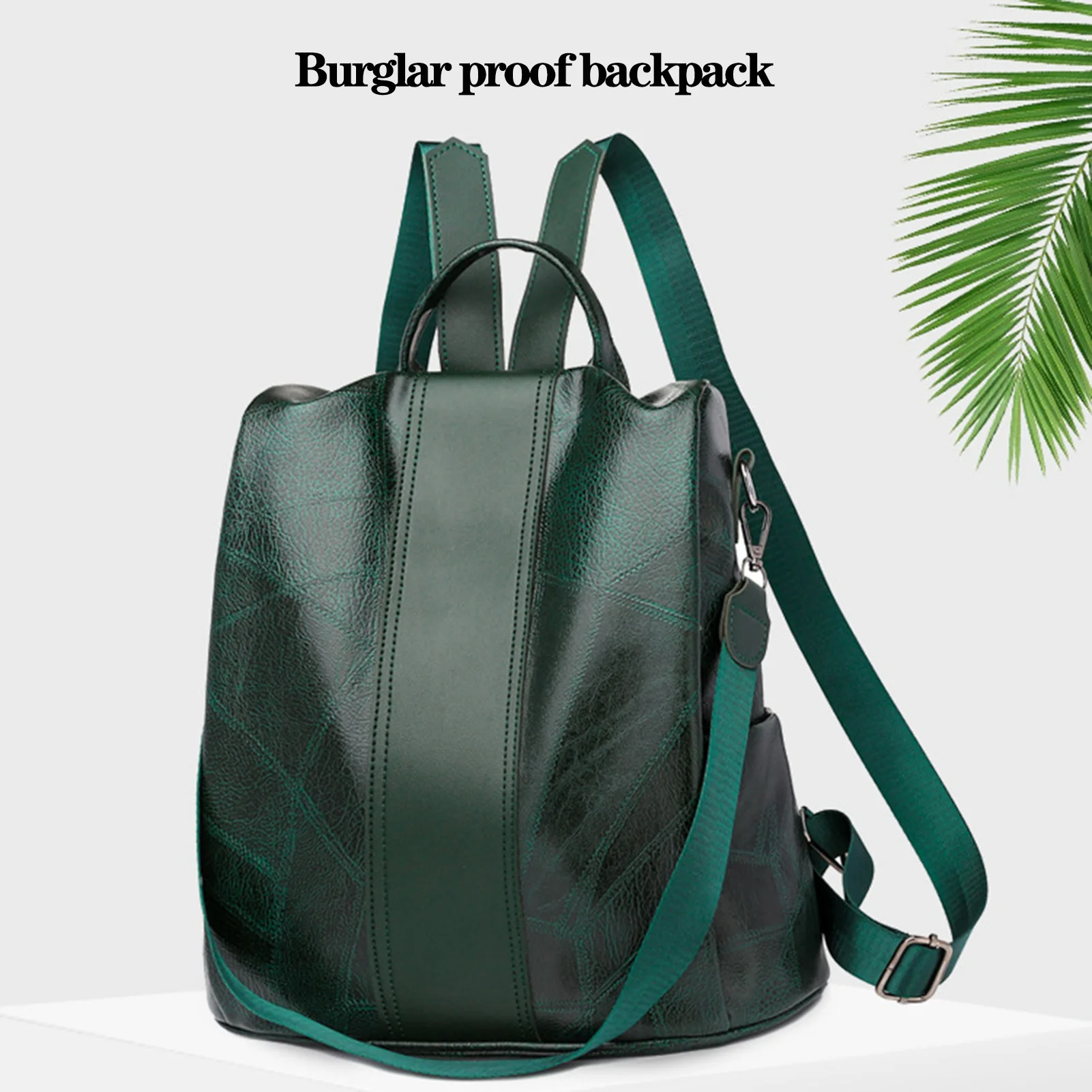 Anti-Theft Green Leather Schoolbag Portable Commute Shopping Bag For Business Trip Work Women Backpacks Large Capacity 2023 New
Anti-Theft Green Leather Schoolbag Portable Commute Shopping Bag For Business Trip Work Women Backpacks Large Capacity 2023 New