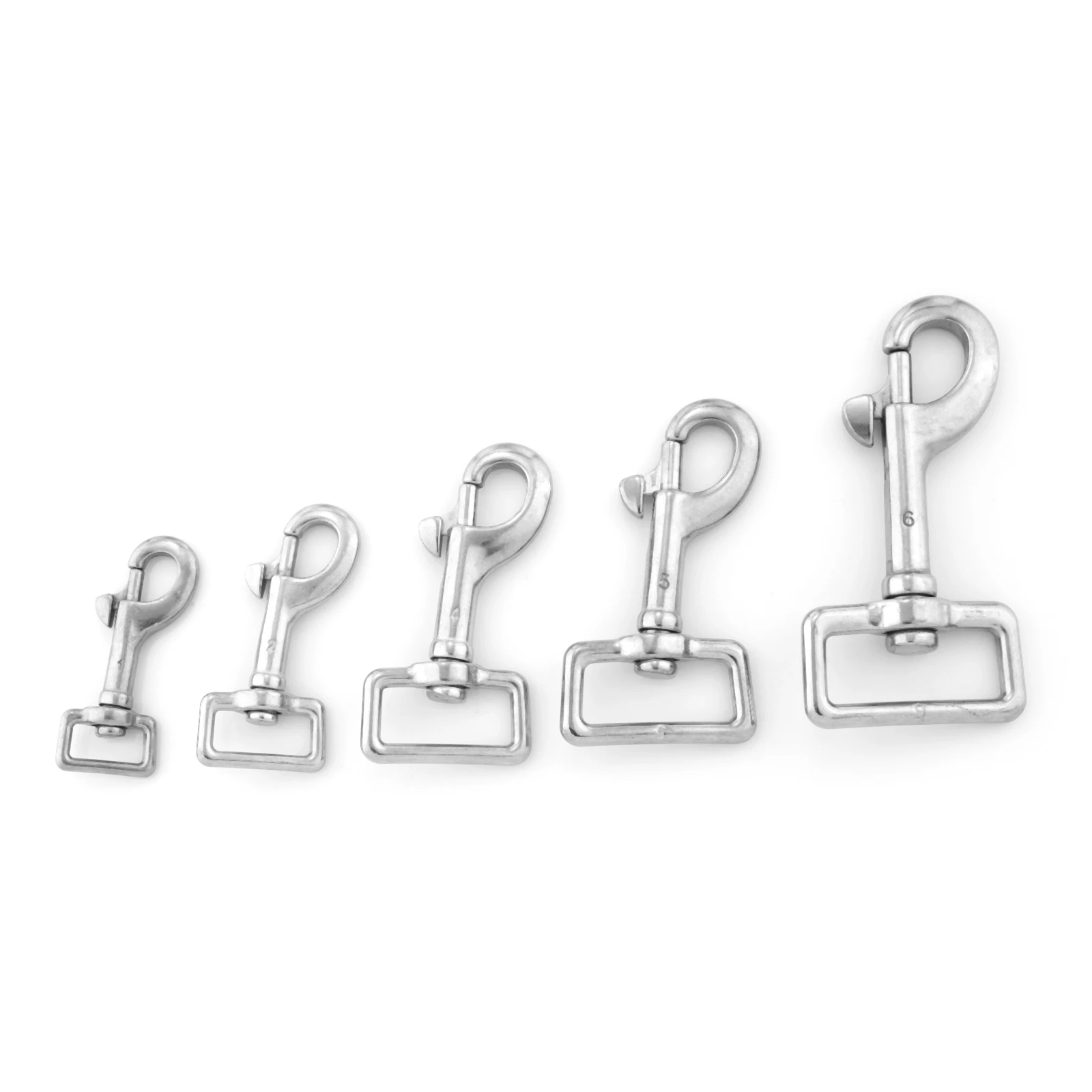 5Pcs 59/66/80/85/105mm Swivel Hook Single Ended Eye Bolt Hook Stainless Steel 316 Square Ring Diving Clamps Swivel Eye Snap Hook
5Pcs 59/66/80/85/105mm Swivel Hook Single Ended Eye Bolt Hook Stainless Steel 316 Square Ring Diving Clamps Swivel Eye Snap Hook