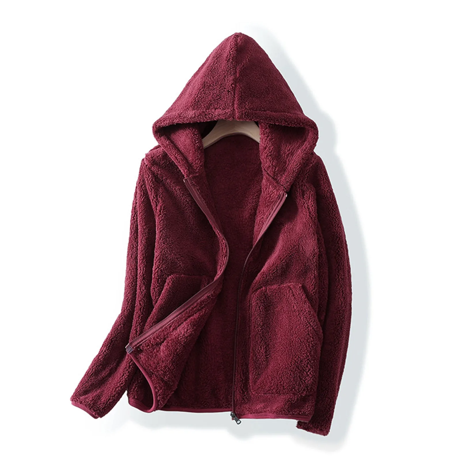 Outdoor Brushed Women's Hooded 2022 Autumn Thickened Fleece Long Sleeve Sweater Fleece Warm Coral Fleece Coat Womens Full Zip
Outdoor Brushed Women's Hooded 2022 Autumn Thickened Fleece Long Sleeve Sweater Fleece Warm Coral Fleece Coat Womens Full Zip