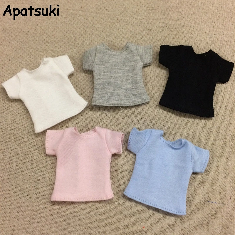 Pure Color Doll T-shirt for Blythe Doll Clothes Base Shirt Top Clothes For Azone Momoko Doll Clothes 1/6 Doll Accessories
Pure Color Doll T-shirt for Blythe Doll Clothes Base Shirt Top Clothes For Azone Momoko Doll Clothes 1/6 Doll Accessories