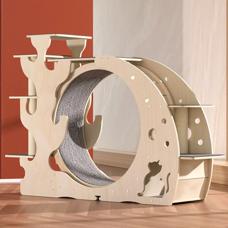 Cat Climbing Tree House Big Wheel for Cats Pet Treadmill Gym Tunnel Claw Sharpener Interactive Cats Toys Games Park Pet Items
Cat Climbing Tree House Big Wheel for Cats Pet Treadmill Gym Tunnel Claw Sharpener Interactive Cats Toys Games Park Pet Items