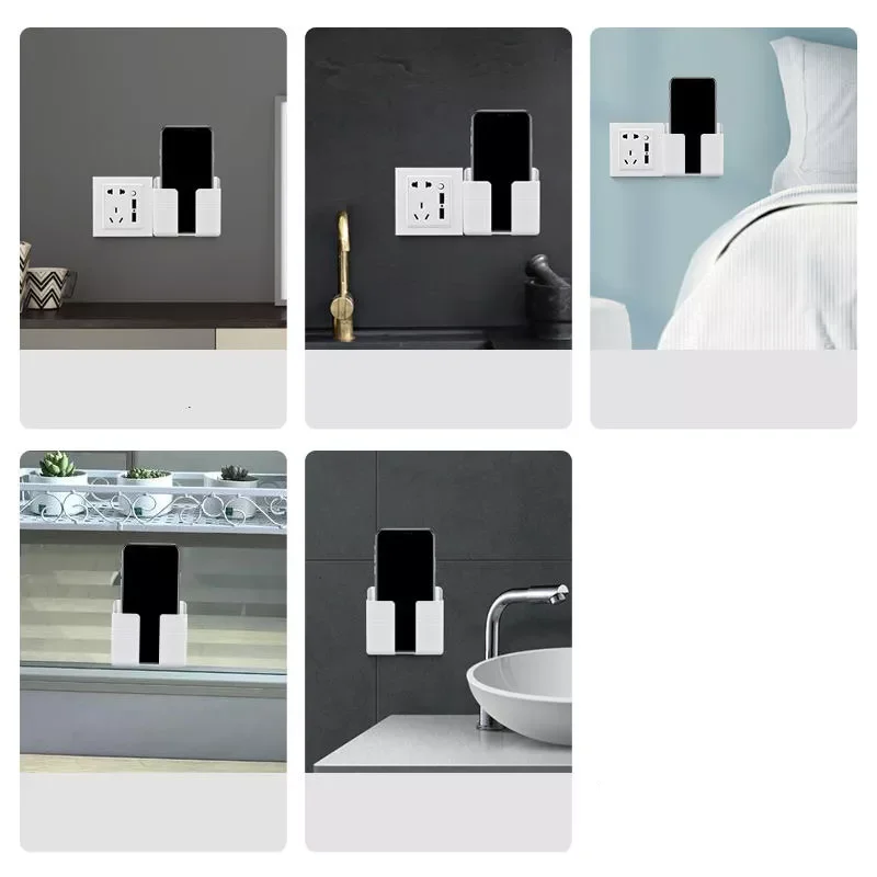 1PCS Home Decoration Wall Holder Phone Charging Holder Socket Charger Storage Box Mobile Phone Holder Universal Stand New 
1PCS Home Decoration Wall Holder Phone Charging Holder Socket Charger Storage Box Mobile Phone Holder Universal Stand New