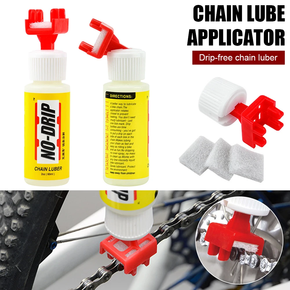 Professional Chain Luber 60ml Lubricate Oil Container No Drip Easy Bike Chain Lube Bottle Maintenance MTB Road Bike Tool
Professional Chain Luber 60ml Lubricate Oil Container No Drip Easy Bike Chain Lube Bottle Maintenance MTB Road Bike Tool