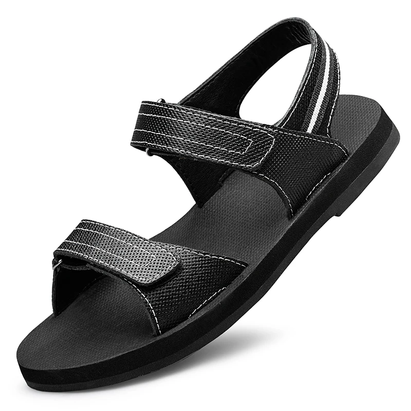 2023New Fashion Vintage Men Black Roman Sandals Cow Leather Soft Breathable Casual Flats Summer Beach Sandals Outdoor Beach Shoe
2023New Fashion Vintage Men Black Roman Sandals Cow Leather Soft Breathable Casual Flats Summer Beach Sandals Outdoor Beach Shoe