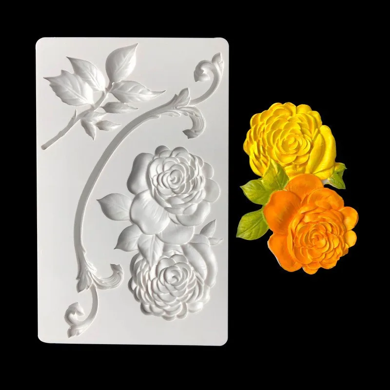 Rose Silicone Mold Moldes De Silicona Para Resina Epoxi Moldes De Silicona Para Cemento Plaster Gypsum Form Mould Silikon Form
Rose Silicone Mold Moldes De Silicona Para Resina Epoxi Moldes De Silicona Para Cemento Plaster Gypsum Form Mould Silikon Form