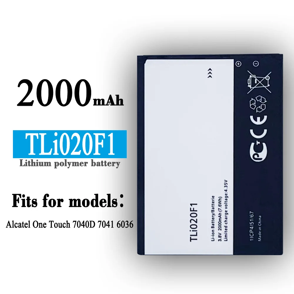 Оригинальный высококачественный сменный аккумулятор TLi020F1 для Alcatel One Touch 7040D 7041 6036 встроенные литий-ионные батареи большой емкости
Оригинальный высококачественный сменный аккумулятор TLi020F1 для Alcatel One Touch 7040D 7041 6036 встроенные литий-ионные батареи большой емкости