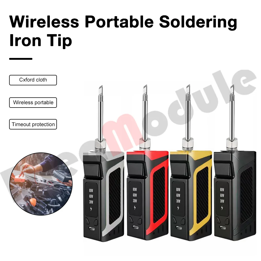 High power 30-80W Battery-powered USB Charging Soldering Iron Soldering Iron 510 Portable Port Wireless Charging Soldering Iron
High power 30-80W Battery-powered USB Charging Soldering Iron Soldering Iron 510 Portable Port Wireless Charging Soldering Iron