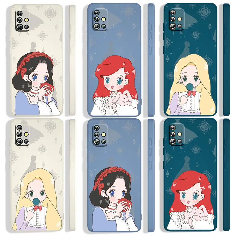 Disney cartoon princess For Samsung Galaxy A01 A02 A03S A7 A3 A10 A10S A20 A20S A30 A30S A50 CORE Liquid Rope Phone Case Capa
Disney cartoon princess For Samsung Galaxy A01 A02 A03S A7 A3 A10 A10S A20 A20S A30 A30S A50 CORE Liquid Rope Phone Case Capa