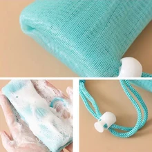 Facial Cleanser Mesh Bag Foaming Soap Bag Foam Net Baby Bath Accessory 6 Layer Thickened Convenient Shower Bubble Foam Net