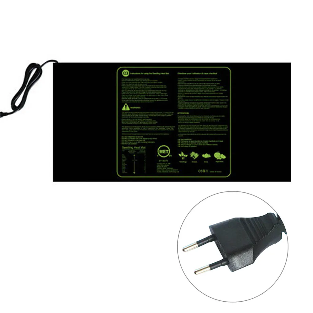 Seedling Heat Mat Plant Seed Germination Starter Pad Vegetable Flower Garden Tool Greenhouse Supply 20x20inch EU Plug
Seedling Heat Mat Plant Seed Germination Starter Pad Vegetable Flower Garden Tool Greenhouse Supply 20x20inch EU Plug