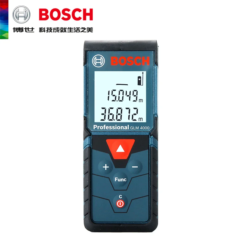 BOSCH 40M Laser Distance Meter GLM4000 Trena Laser Ruler Rangefinders Digital Distance Meter Medidor Metro Lazer Tape Measure
BOSCH 40M Laser Distance Meter GLM4000 Trena Laser Ruler Rangefinders Digital Distance Meter Medidor Metro Lazer Tape Measure