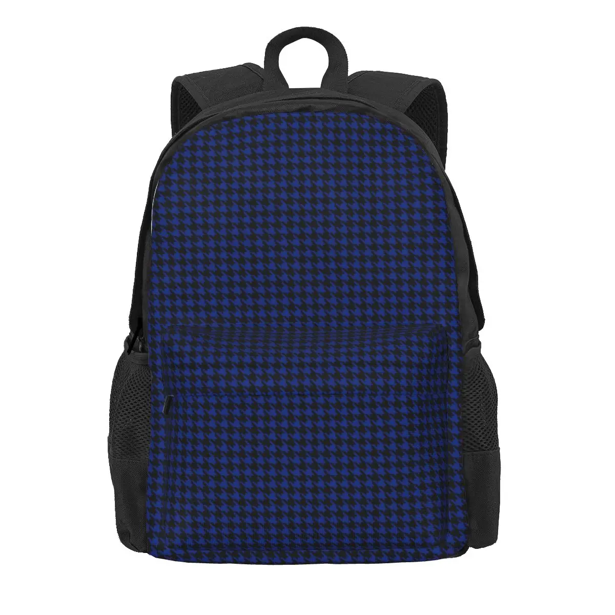 

Рюкзак с принтом «гусиная лапка», черные и синие стильные рюкзаки, дорожные дышащие школьные ранцы для подростков, высококачественный рюкзак