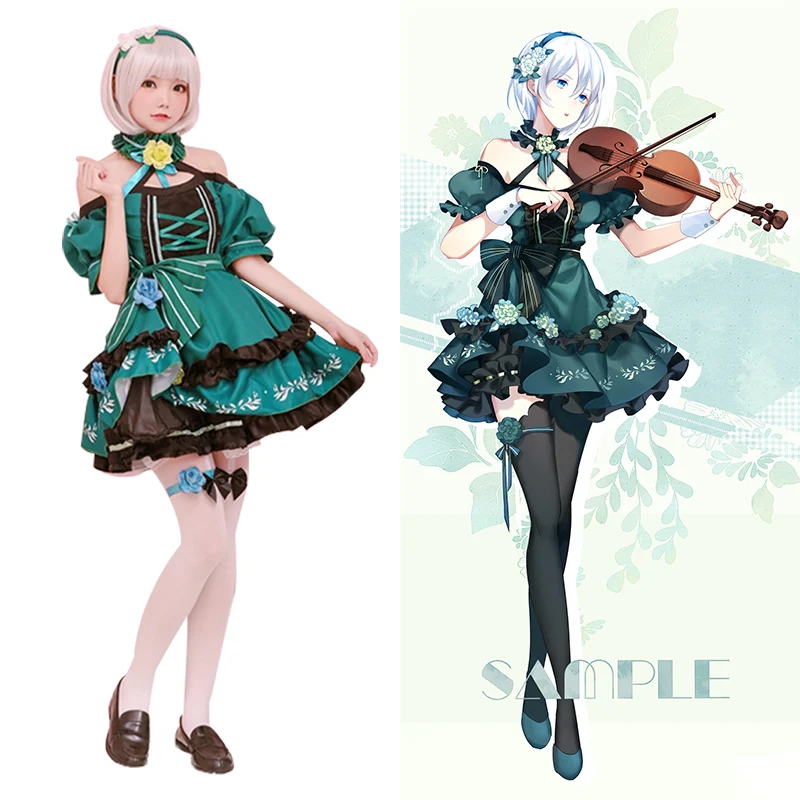 Anime Maid Costume Cute Lolita Green Elf Girl Princess Dress Cosplay Costume Words and Maid Costume Cute Anime Costume
Anime Maid Costume Cute Lolita Green Elf Girl Princess Dress Cosplay Costume Words and Maid Costume Cute Anime Costume
