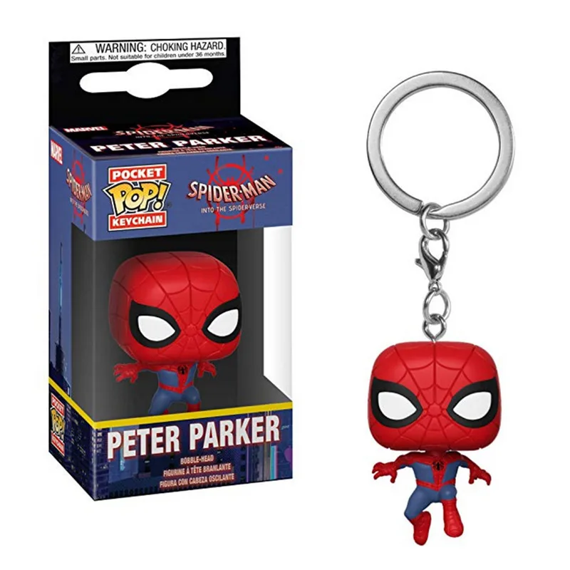 Карманный Брелок FUNKO экшн-Фигурка Человека-паука в пауке Питер Паркер игрушки для