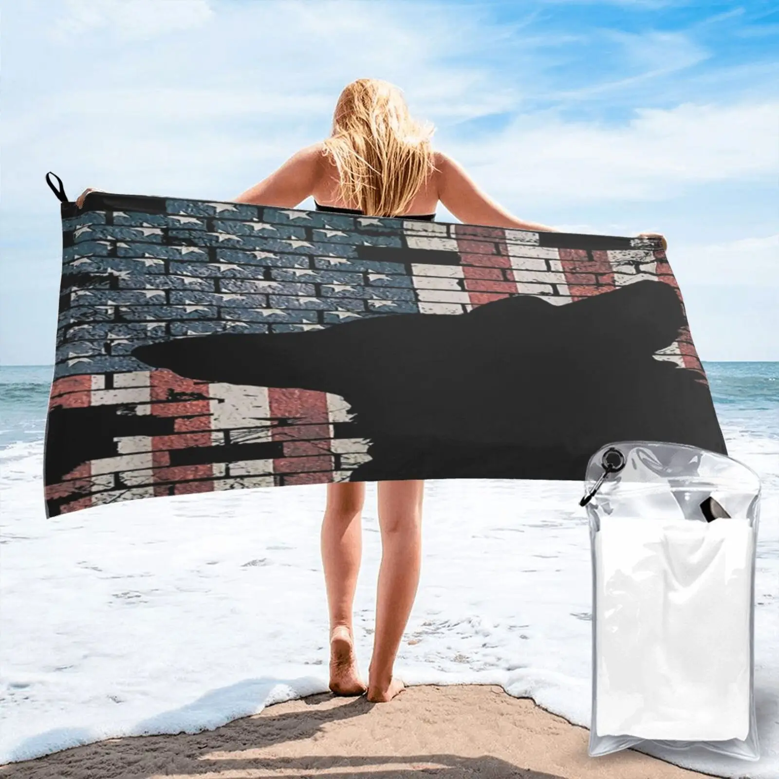 Мешковатое пляжное полотенце с американским флагом для собак, пляжное одеяло, банное и душевое полотенце, Товары для ванной, Большое пляжно... 
Мешковатое пляжное полотенце с американским флагом для собак, пляжное одеяло, банное и душевое полотенце, Товары для ванной, Большое пляжно...