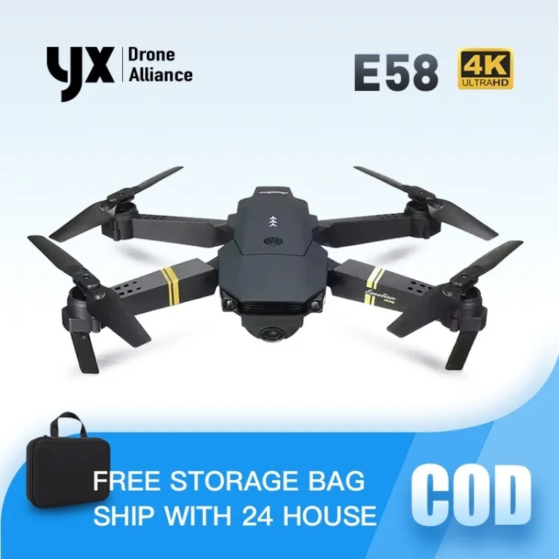 CODE58 Drone With Camera 4K And 1080P HD UAV RC Mini drone With Camera 5MP Wifi FPV Adjustab
CODE58 Drone With Camera 4K And 1080P HD UAV RC Mini drone With Camera 5MP Wifi FPV Adjustab