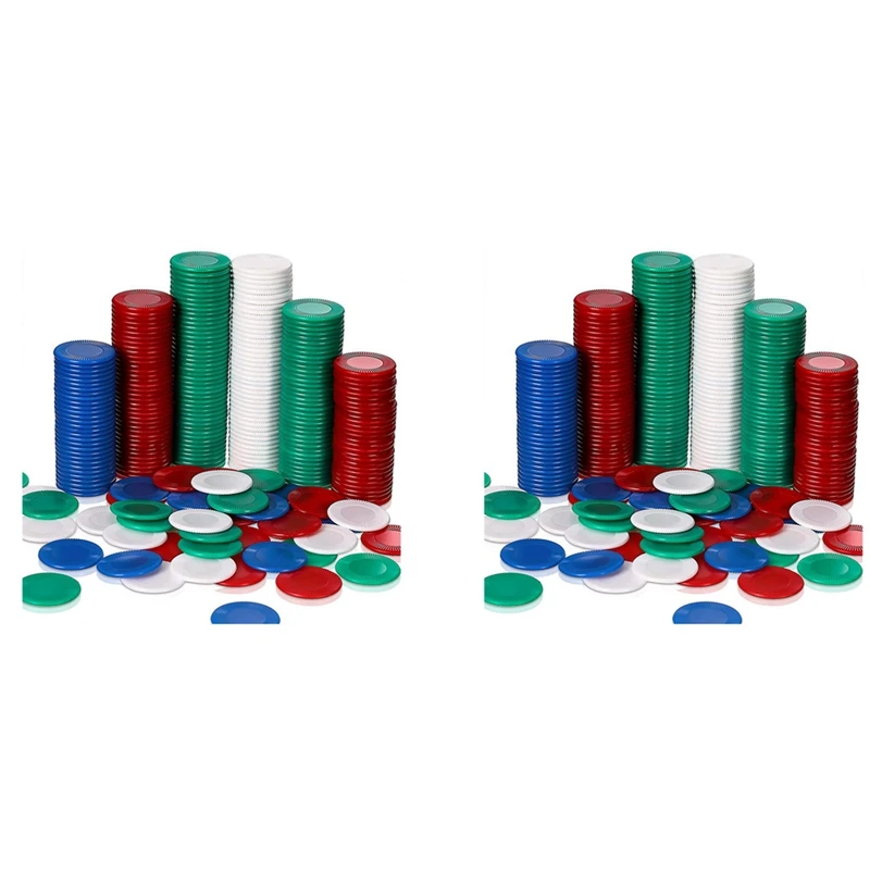 800 Pieces Plastic Poker Chips Game Chips 4 Colors Counter Card For Game Playing Counting Bingo Game Chips Card, 3
800 Pieces Plastic Poker Chips Game Chips 4 Colors Counter Card For Game Playing Counting Bingo Game Chips Card, 3