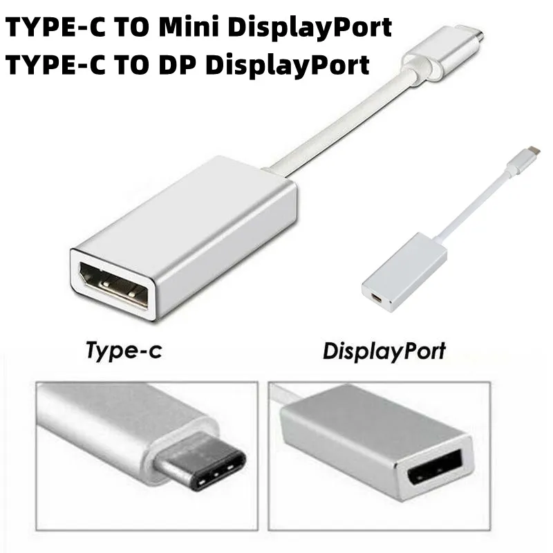 

4K USB C Type C к DP DisplayPort мини DP адаптер кабель Type C DP адаптер для Mac Mini 2018 MacBook Pro Mini DP конвертерные кабели