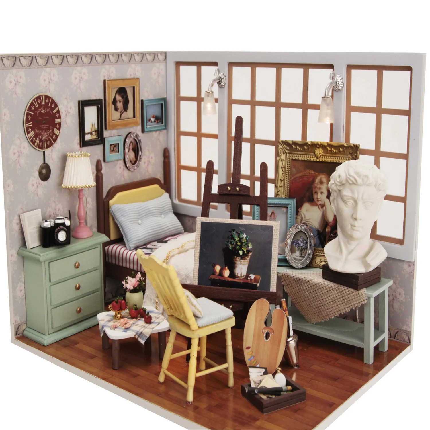 LED Studio Atelier doll house furniture diy dollhouse wood diy doll house miniature dollhouse furniture children puzzle Toy gift
LED Studio Atelier doll house furniture diy dollhouse wood diy doll house miniature dollhouse furniture children puzzle Toy gift