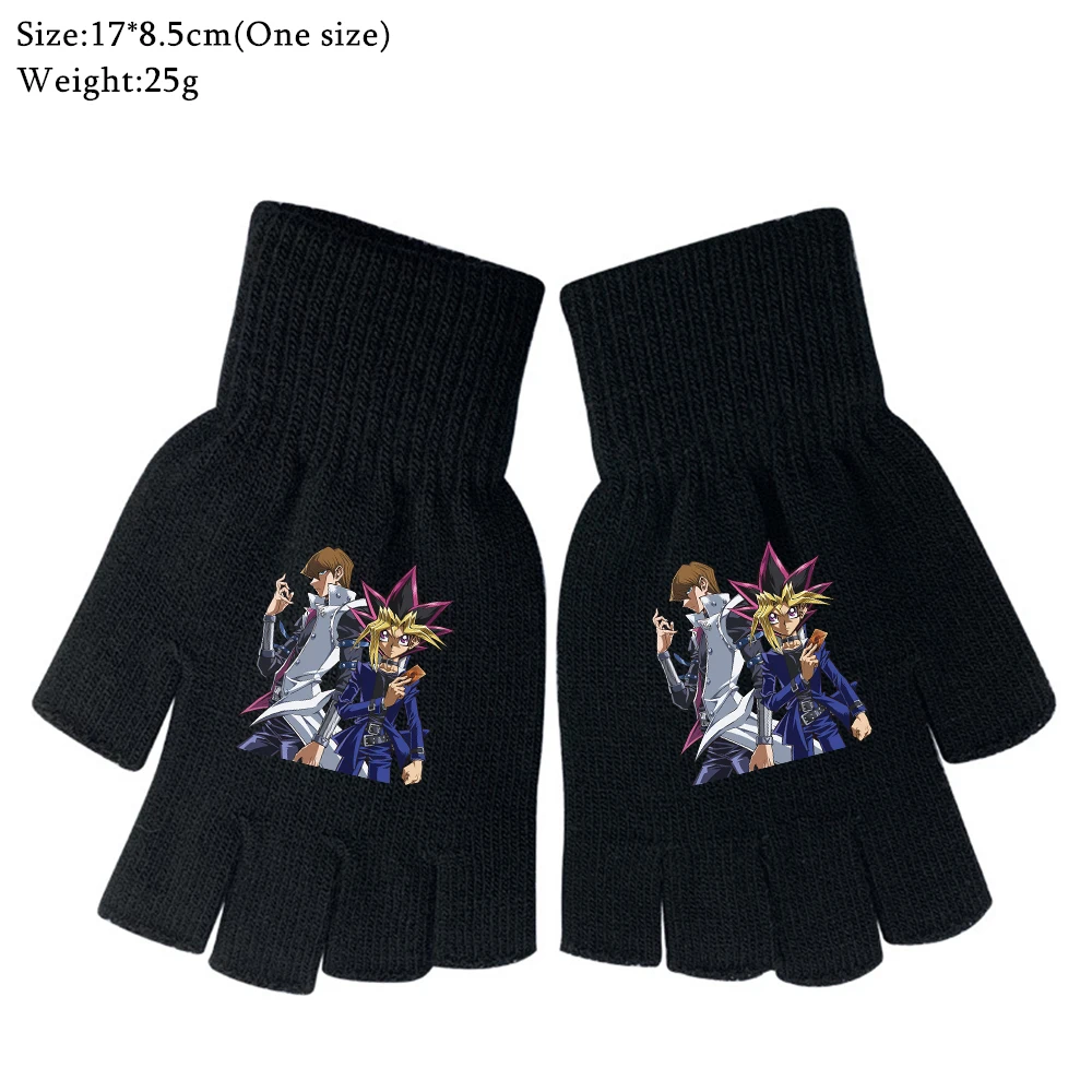 Anime Yu-Gi-Oh Fashion Cute Knitted Half Finger Gloves Boys Girls Autumn Winter Warm Unisex Black Cosplay Cartoon Mittens Gift
Anime Yu-Gi-Oh Fashion Cute Knitted Half Finger Gloves Boys Girls Autumn Winter Warm Unisex Black Cosplay Cartoon Mittens Gift