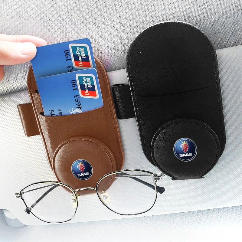 Leather Car Sun Visor Glasses Holder Clip ID Clip Car Styling For SAAB 9000 900 600 428 03-10 9-3 9-5 9-7 9-X 93 95 99 Turbo
Leather Car Sun Visor Glasses Holder Clip ID Clip Car Styling For SAAB 9000 900 600 428 03-10 9-3 9-5 9-7 9-X 93 95 99 Turbo