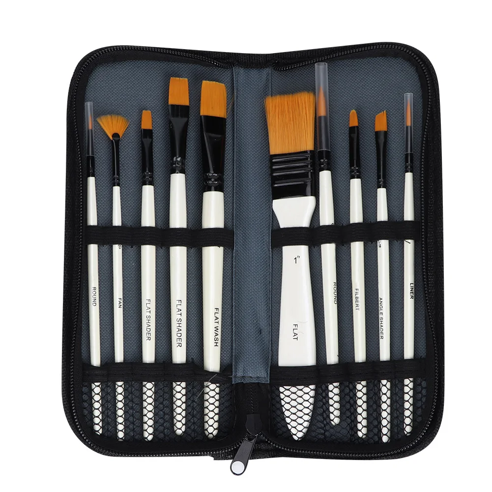 Oil Painting Brush With Zipper Case 10pcs Drawing Brush Set for Watercolor Oil Painting Acrylic Painting drawing drawing
Oil Painting Brush With Zipper Case 10pcs Drawing Brush Set for Watercolor Oil Painting Acrylic Painting drawing drawing