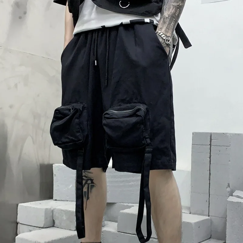 2022 Summer New Men's Port Style Loose Five pack Pants Fashion Men's Dark Black Drawstring Multi bag Shorts Men
2022 Summer New Men's Port Style Loose Five pack Pants Fashion Men's Dark Black Drawstring Multi bag Shorts Men