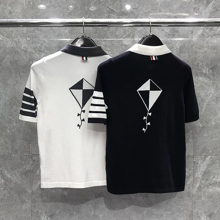 Brand 2023 TB Fashion THOM Polos Women Short sleeve Casual Clothing Summer Slim Fit Striped Kite Embroidery Polo Shirts
Brand 2023 TB Fashion THOM Polos Women Short sleeve Casual Clothing Summer Slim Fit Striped Kite Embroidery Polo Shirts