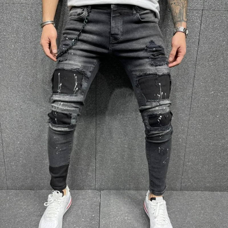 Limited Pants Jeans For Men Zipper Fly Casual Four Seasons Moto Biker Mainland China Denim Jeans Men's Jeans 8839
Limited Pants Jeans For Men Zipper Fly Casual Four Seasons Moto Biker Mainland China Denim Jeans Men's Jeans 8839