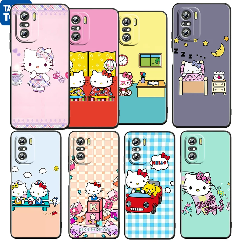 Anime Hello Kitty Cute For Xiaomi Redmi K50 K40 Gaming K30 K20 Pro 5G 10X 9T 9A 9C TPU Soft Black Phone Case Funda Coque Cover
Anime Hello Kitty Cute For Xiaomi Redmi K50 K40 Gaming K30 K20 Pro 5G 10X 9T 9A 9C TPU Soft Black Phone Case Funda Coque Cover