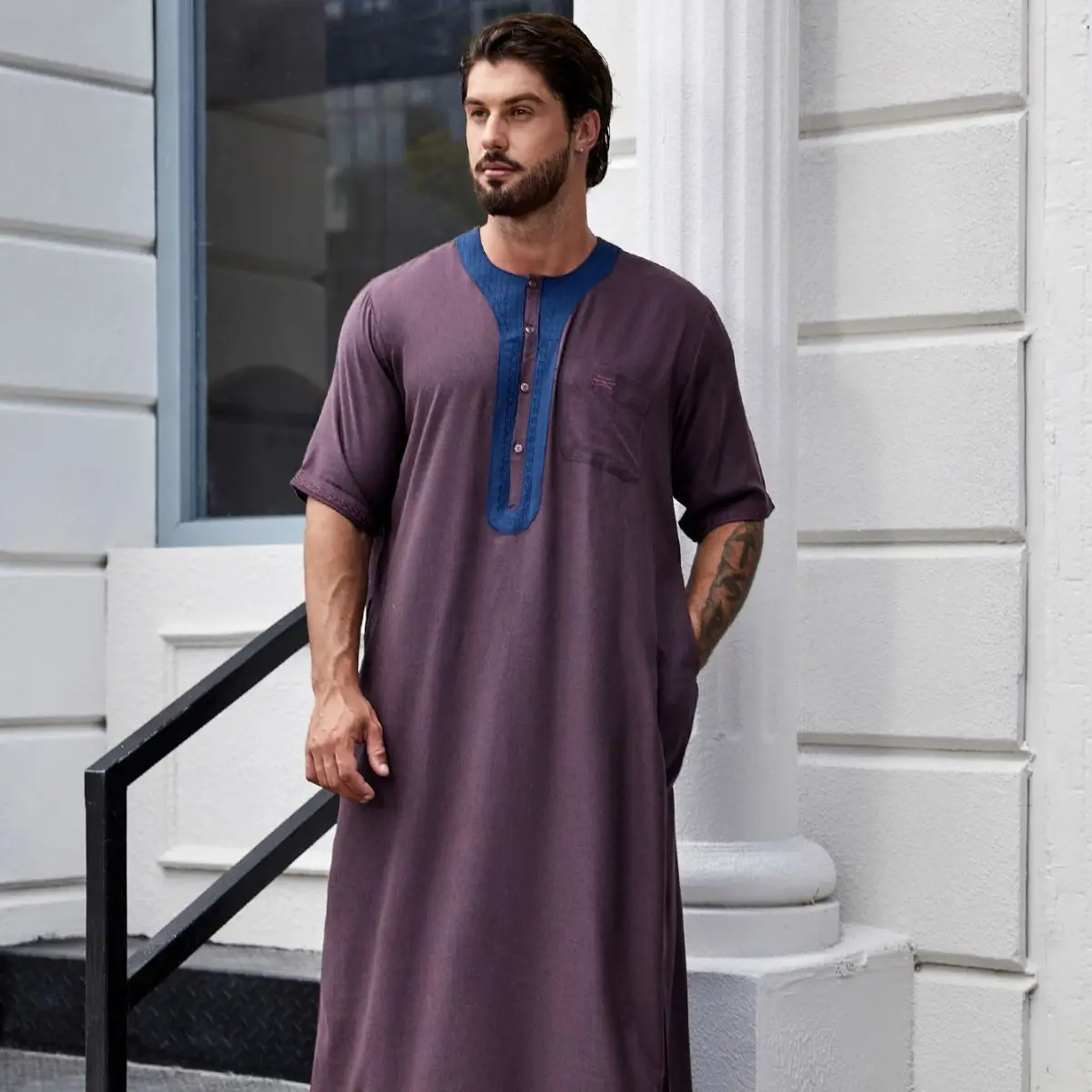 Muslim Fashion Islamic Clothing Kurta Jubba Thobes Saudi Arabic Kaftan Abaya Djellaba Men Ropa Hombre Eid Ramadan Prayer Dress
Muslim Fashion Islamic Clothing Kurta Jubba Thobes Saudi Arabic Kaftan Abaya Djellaba Men Ropa Hombre Eid Ramadan Prayer Dress