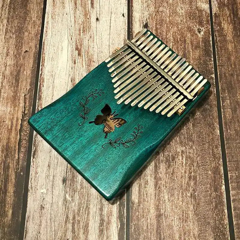 17 Keys Kalimba Pattern Thumb Piano Mahogany Body Musical Instrument 17 Keys Kalimba Children's and Girls'Styles
17 Keys Kalimba Pattern Thumb Piano Mahogany Body Musical Instrument 17 Keys Kalimba Children's and Girls'Styles