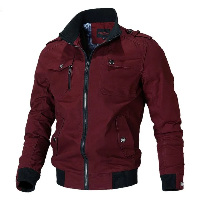 Jacket Men Fashion Casual Windbreaker Jacket Coat Men 2022 Spring Autumn New Hot Outwear Stand Slim Military Jacket Mens
Jacket Men Fashion Casual Windbreaker Jacket Coat Men 2022 Spring Autumn New Hot Outwear Stand Slim Military Jacket Mens