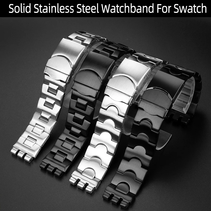 Solid Stainless Steel Watchband For Swatch YCS YAS YGS IRONY Strap Silver Men's /Women's Metal Bracelet Stock Watch Accessories
Solid Stainless Steel Watchband For Swatch YCS YAS YGS IRONY Strap Silver Men's /Women's Metal Bracelet Stock Watch Accessories