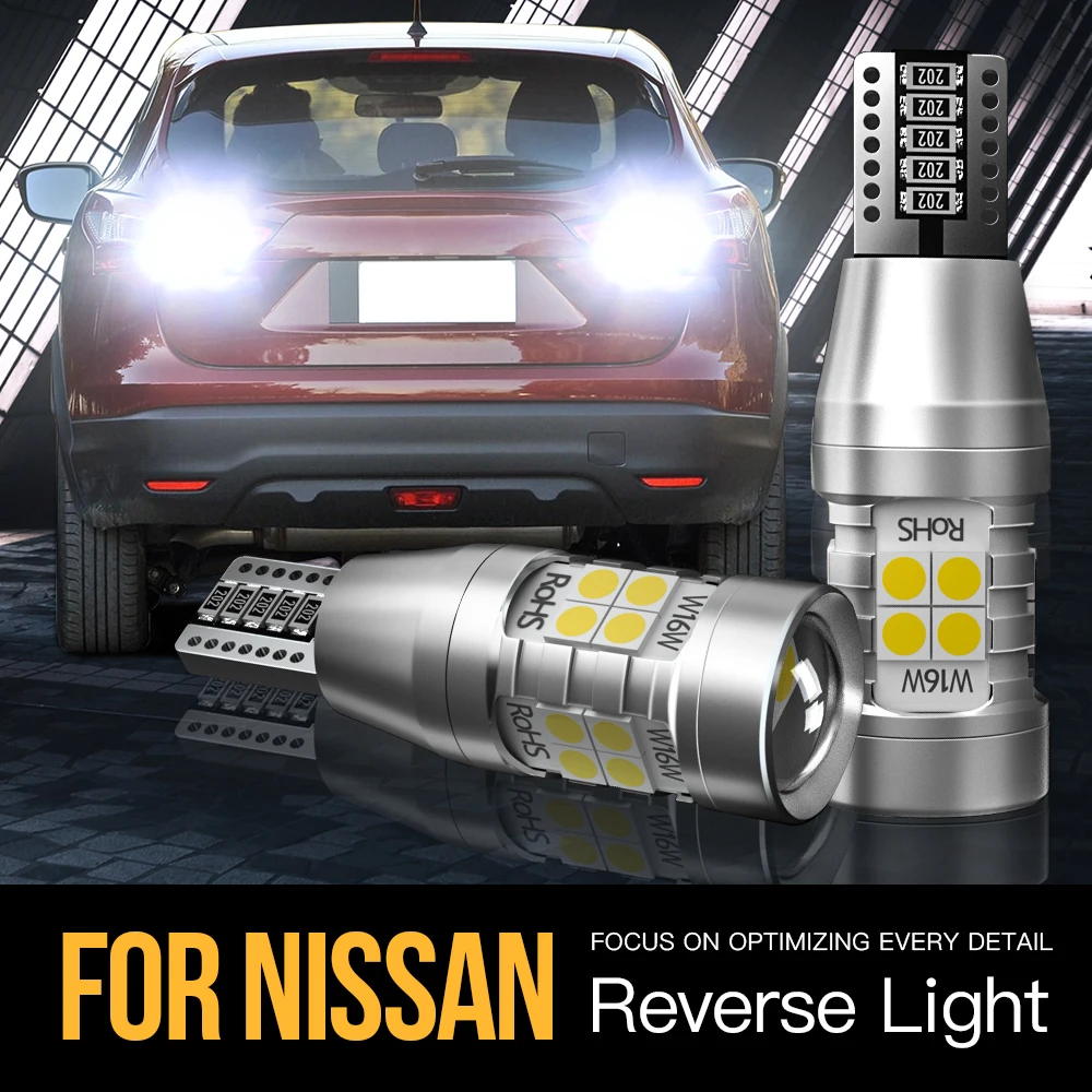 2pcs W16W T15 921 Canbus LED Reverse Light Blub Backup Lamp For Nissan Micra Murano Note NV300 X-Trail Frontier 370Z Almera Juke
2pcs W16W T15 921 Canbus LED Reverse Light Blub Backup Lamp For Nissan Micra Murano Note NV300 X-Trail Frontier 370Z Almera Juke